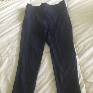 navy blue New Balance Tights with Mesh